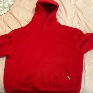 Classic Red Pullover Hoodie
